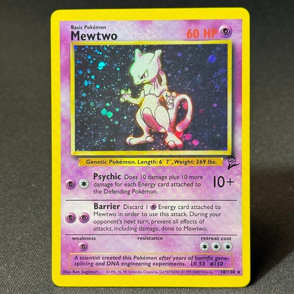 Mewtwo Base Set 2 "Reprinted" - Picture 2 of 3